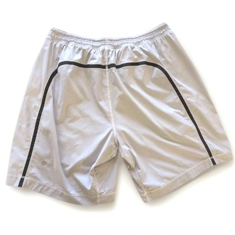 lululemon athletica Men’s Light Gray Athletic Shorts